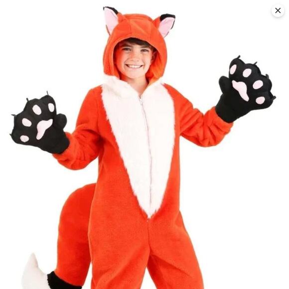 Fox Halloween Costume One Piece (no gloves) WARM Youth XL - Picture 1 of 6